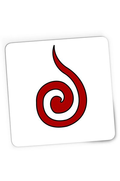 OEM Mousepad Gaming Naruto Uchiha Symbol Anime Logo, 21x19 cm
