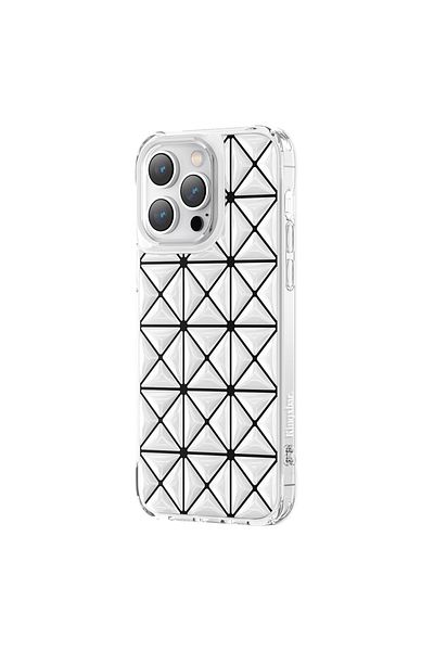 Hurtel Carcasă spate pentru iPhone 14, seria Miya, albă