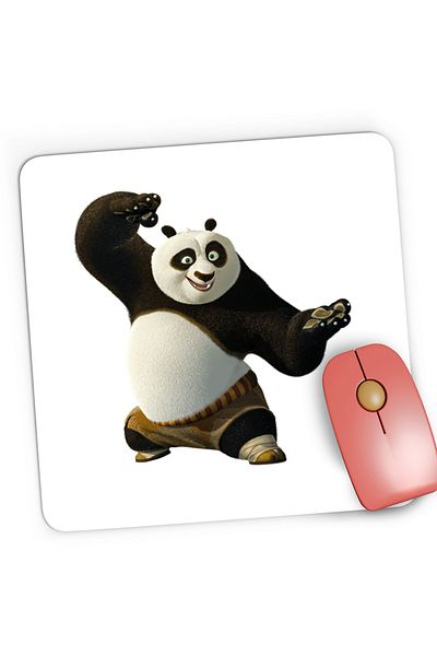 OEM Mousepad Gaming Kung Fu Panda Po Taekwondo Dragon Warrior, 21x19 cm