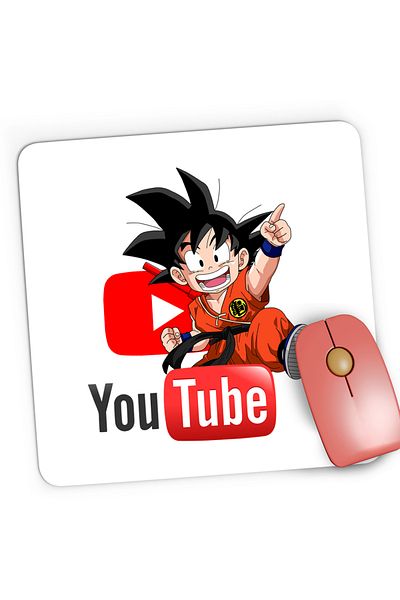 OEM Mousepad Gaming Son Goku Youtube Anime Manga Youtuber Dragon Ball Z, 21x19 cm