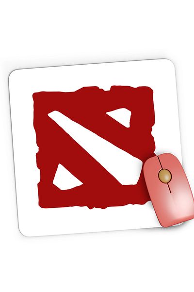 OEM Mousepad Gaming Dota 2 Logo Video Game eSports Dota2 Symbol, 21x19 cm