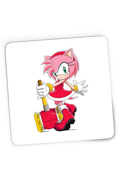 OEM Mousepad Gaming Sonic Amy Rose Atleta Alergatoare, 21x19 cm