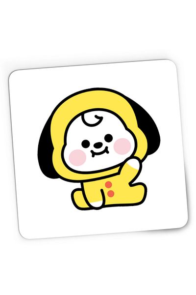 OEM Mousepad Gaming Bt21 Chimmy BTS Kpop Bebe, 21x19 cm