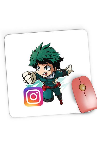 OEM Mousepad Gaming My Hero Academia Instagram Creator Anime Manga, 21x19 cm