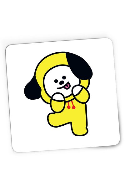 OEM Mousepad Gaming BT21 Chimmy BTS Kpop Plus Cute, 21x19 cm