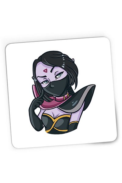 OEM Mousepad Gaming Dota 2 Lanaya Templar Assassin Hero Dota2, 21x19 cm