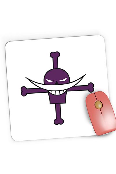 OEM Mousepad Gaming One Piece Edward Newgata Crew Logo Pirat, 21x19 cm