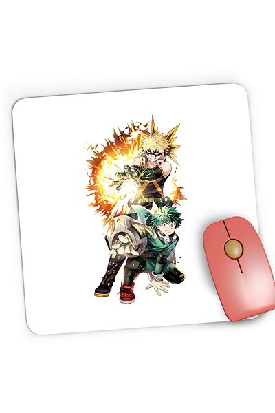 OEM Mousepad Gaming Hero Academia Katsuki Bakugou Anime, 21x19 cm