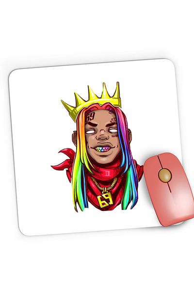 OEM Mousepad Gaming Tekashi69 King 6ix9ine, 21x19 cm