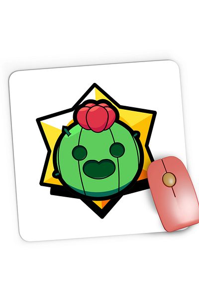 OEM Mousepad Gaming Brawl Stars Spike Head Play, 21x19 cm
