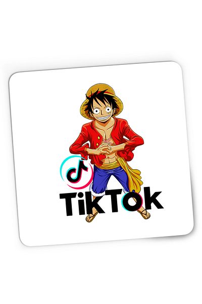 OEM Mousepad Gaming One Piece Luffy Tiktok Creator Tik Tok Anime, 21x19 cm