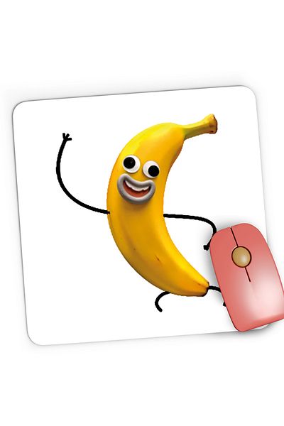 OEM Mousepad Gaming Lumea lui Gumball Banana Desene Cartoon, 21x19 cm