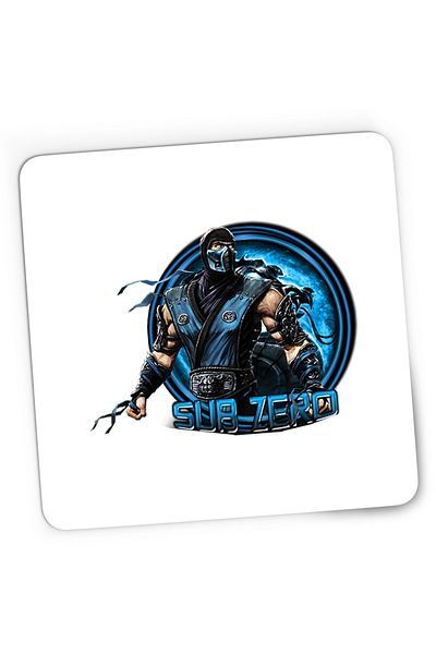 OEM Mousepad Gaming Mortal Kombat Sadegh Sub-Zero Mythologies Game, 21x19 cm