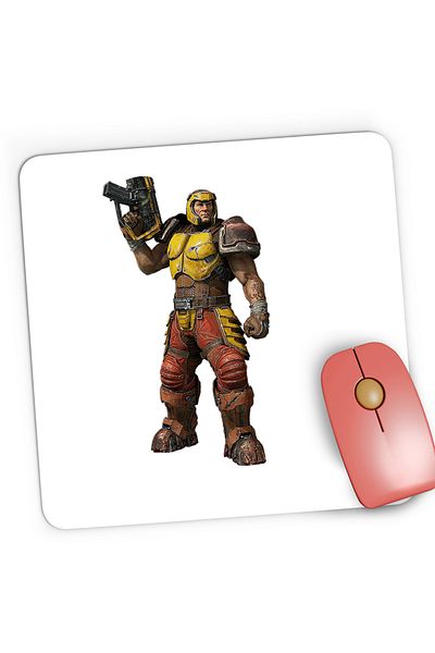 OEM Mousepad Gaming Quake III Arena Champions Mercenar Soldat, 21x19 cm