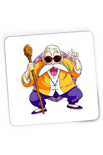 OEM Mousepad Gaming Dragon Ball Z Master Roshi Sensei Profesor Socru, 21x19 cm
