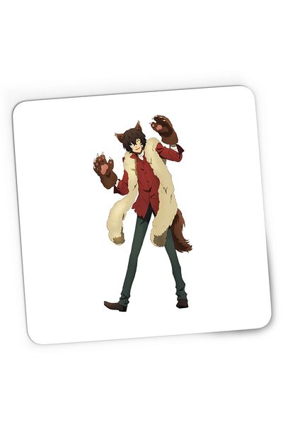 OEM Mousepad Gaming Bungo Stray Dogs Osamu Dazai Port Mafia, 21x19 cm