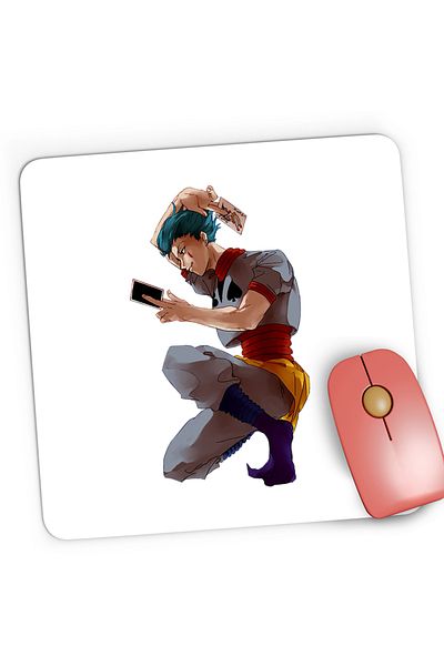 OEM Mousepad Gaming Hunter x Hunter Hisoka Anime, 21x19 cm