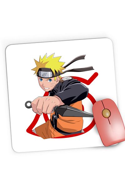 OEM Mousepad Gaming Naruto Boruto Shippuden Kung Fu Anime Manga, 21x19 cm