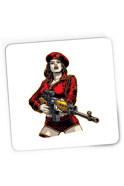 OEM Mousepad Gaming Red Alert 2 Soviet Army Soldat Invazie Rusia, 21x19 cm