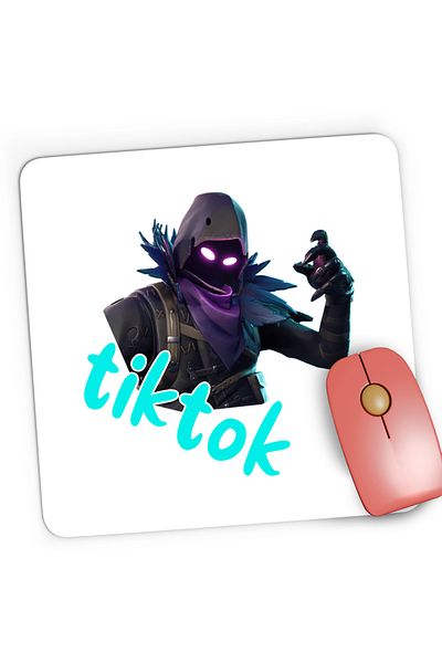 OEM Mousepad Gaming Raven Epic Skin Fortnite Tiktok, 21x19 cm
