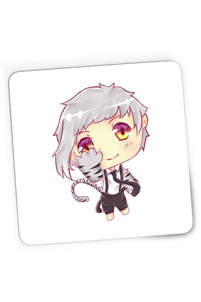 OEM Mousepad Gaming Bungo Stray Dogs Atsushi Tiger Chibi Anime, 21x19 cm