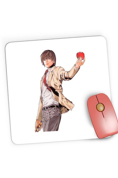 OEM Mousepad Gaming Death Note Light Yagami Apple Mar Anime, 21x19 cm