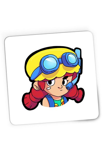 OEM Mousepad Gaming Jessie Minecraft Brawl Stars, 21x19 cm
