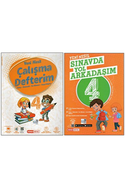 Kırmızı Beyaz Yayınları KIRMIZI BEYAZ 4. SINIF ÇALIŞMA DEFTERİM+SINAVDA YOL A...