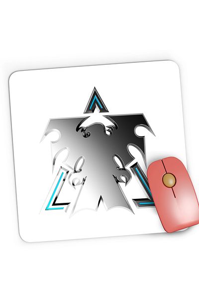 OEM Mousepad Gaming StarCraft 2 Terran Silver Logo Ghost, 21x19 cm