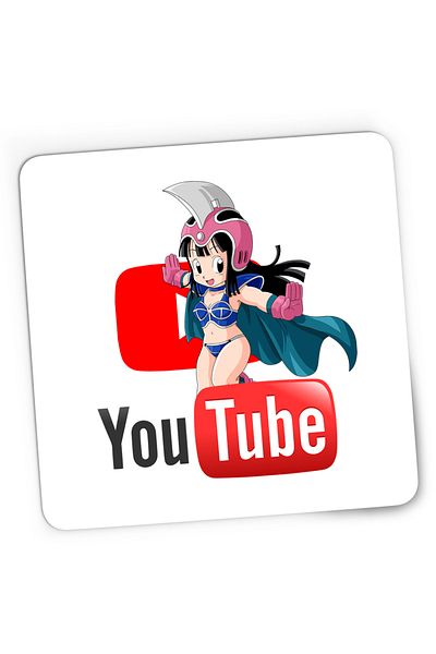 OEM Mousepad Gaming Youtuber Anime Girl Dragon Ball Z Chi-Chi Youtube, 21x19 cm