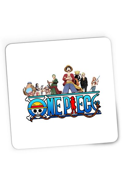 OEM Mousepad Gaming One Piece Straw Hat Pirates All Crew Members, 21x19 cm