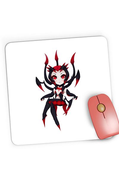 OEM Mousepad Gaming League of Legends Elise Spider Queen LoL, 21x19 cm