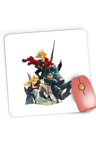 OEM Mousepad Gaming Fullmetal Alchemist All Team Gang, 21x19 cm