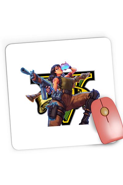 OEM Mousepad Gaming Fortnite Bad Girl, 21x19 cm