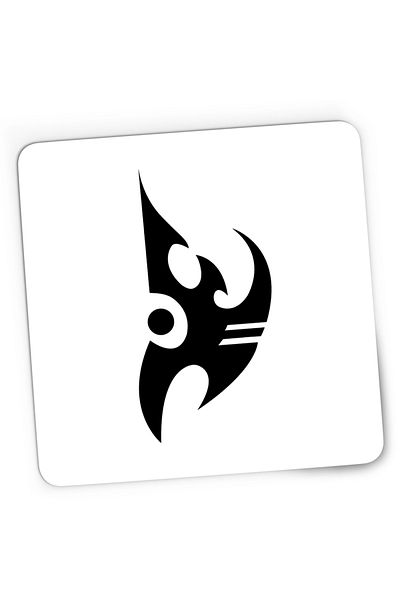 OEM Mousepad Gaming StarCraft 2 Protoss Logo Simbol Game, 21x19 cm
