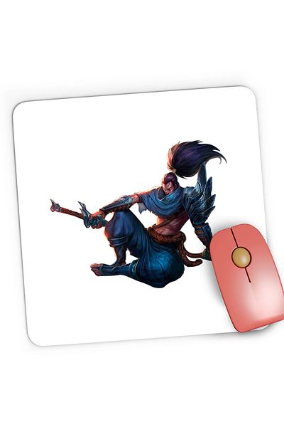 OEM Mousepad Gaming Yasuo Unforgiven League of Legends LoL Game, 21x19 cm