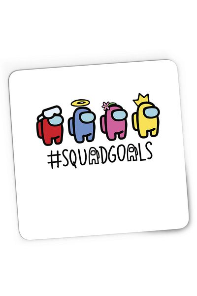 OEM Mousepad Gaming SquadGoals Among Us, 21x19 cm