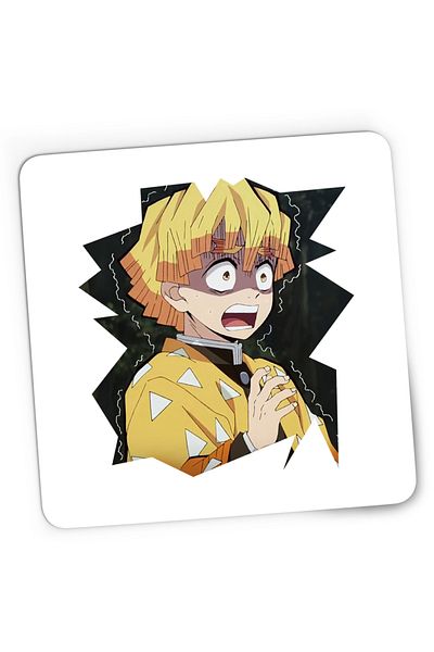OEM Mousepad Gaming Demon Slayer Zenitsu Manga, 21x19 cm