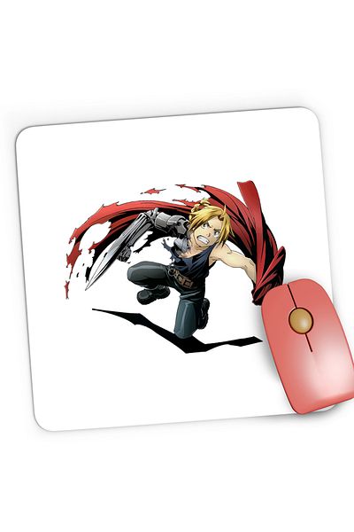 OEM Mousepad Gaming Edward Elric Fullmetal Alchemist Divine Gate, 21x19 cm