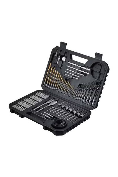 Bosch 103-Piece Professional Mixed Drill Bit Set with Storage Case | For Wood, Metal, Plastic, and Masonry