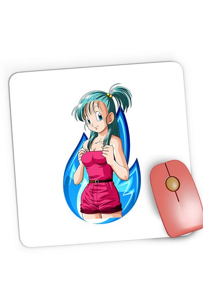 OEM Mousepad Gaming Dragon Ball Z Anime Girl Manga Bunica, 21x19 cm