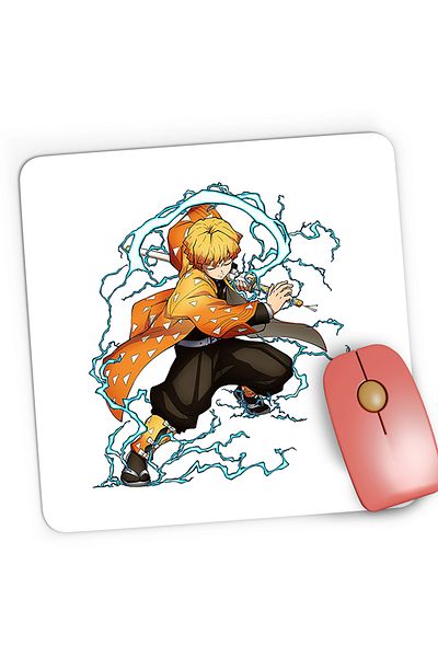 OEM Mousepad Gaming Kimetsu no Yaiba Zenitsu Attack, 21x19 cm