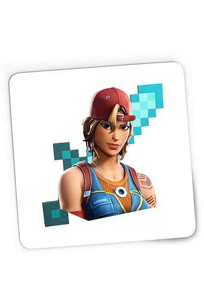 OEM Mousepad Gaming Sparkplug Fortnite Minecraft Diamond Sword, 21x19 cm