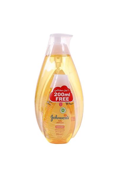 Johnson Johnson's Baby Tearless Shampoo - 500ml + 200ml Free, Gentle and Safe Daily Care