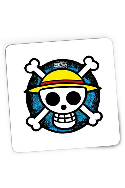OEM Mousepad Gaming One Piece Crew Logo Monkey D Luffy Anime Manga, 21x19 cm
