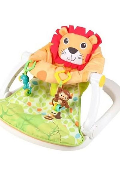 rexa Lion Themed Baby Play Sit-Me-Up Comfortable Floor Seat - Multicolour
