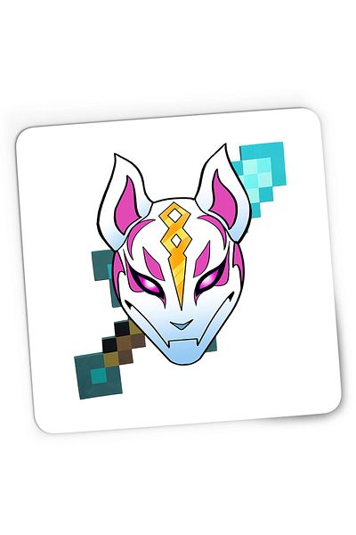 OEM Mousepad Gaming Drift Mask Fortnite Minecraft, 21x19 cm