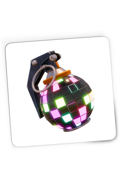 OEM Mousepad Gaming Magenta Bomb Fortnite Battle Royale, 21x19 cm