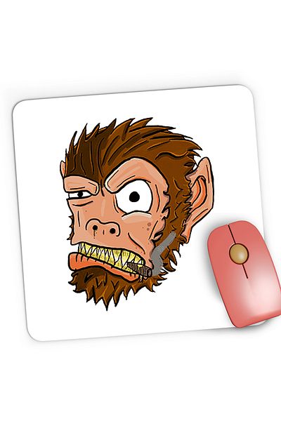 OEM Mousepad Gaming Pogo Monkey GTA6, 21x19 cm