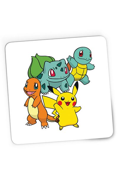 OEM Mousepad Gaming Pokemon Go Cards Pikachu Bulbasaur, 21x19 cm